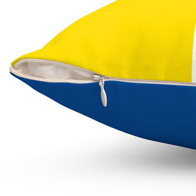 Vatican City flag Spun Polyester Square Pillow