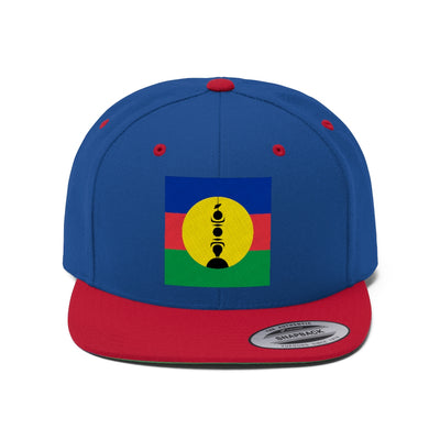 NEW CALEDONIA Unisex Flat Bill Hat