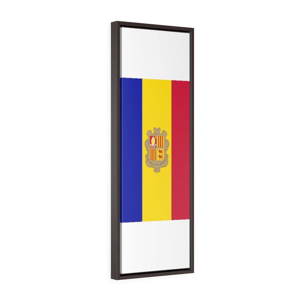 ANDORRA Vertical Framed Premium Gallery Wrap Canvas