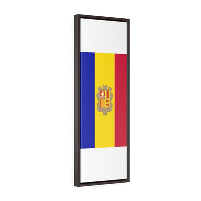 ANDORRA Vertical Framed Premium Gallery Wrap Canvas