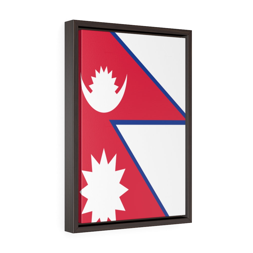 NEPAL Vertical Framed Premium Gallery Wrap Canvas