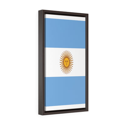 ARGENTINA Vertical Framed Premium Gallery Wrap Canvas