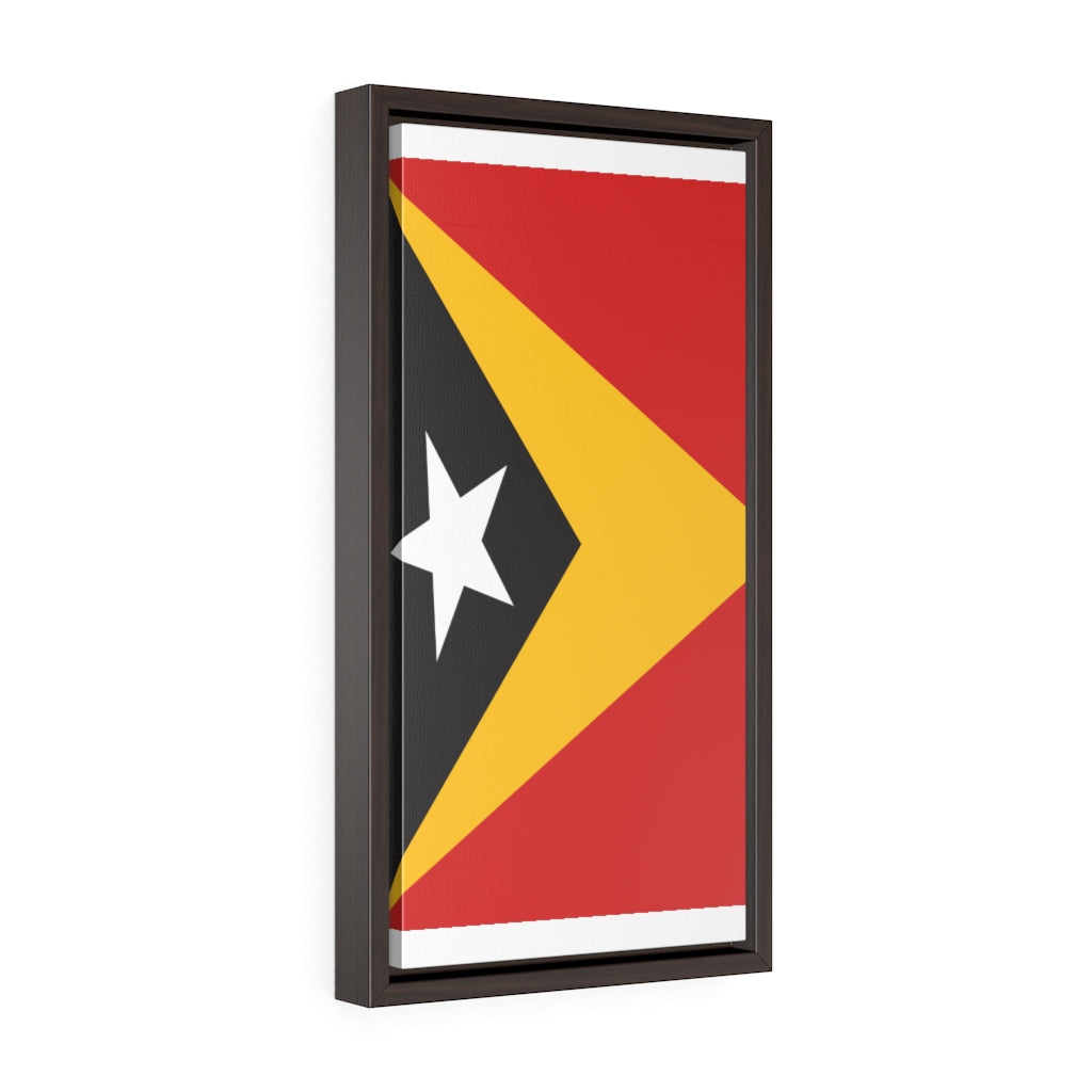 EAST TIMOR Vertical Framed Premium Gallery Wrap Canvas