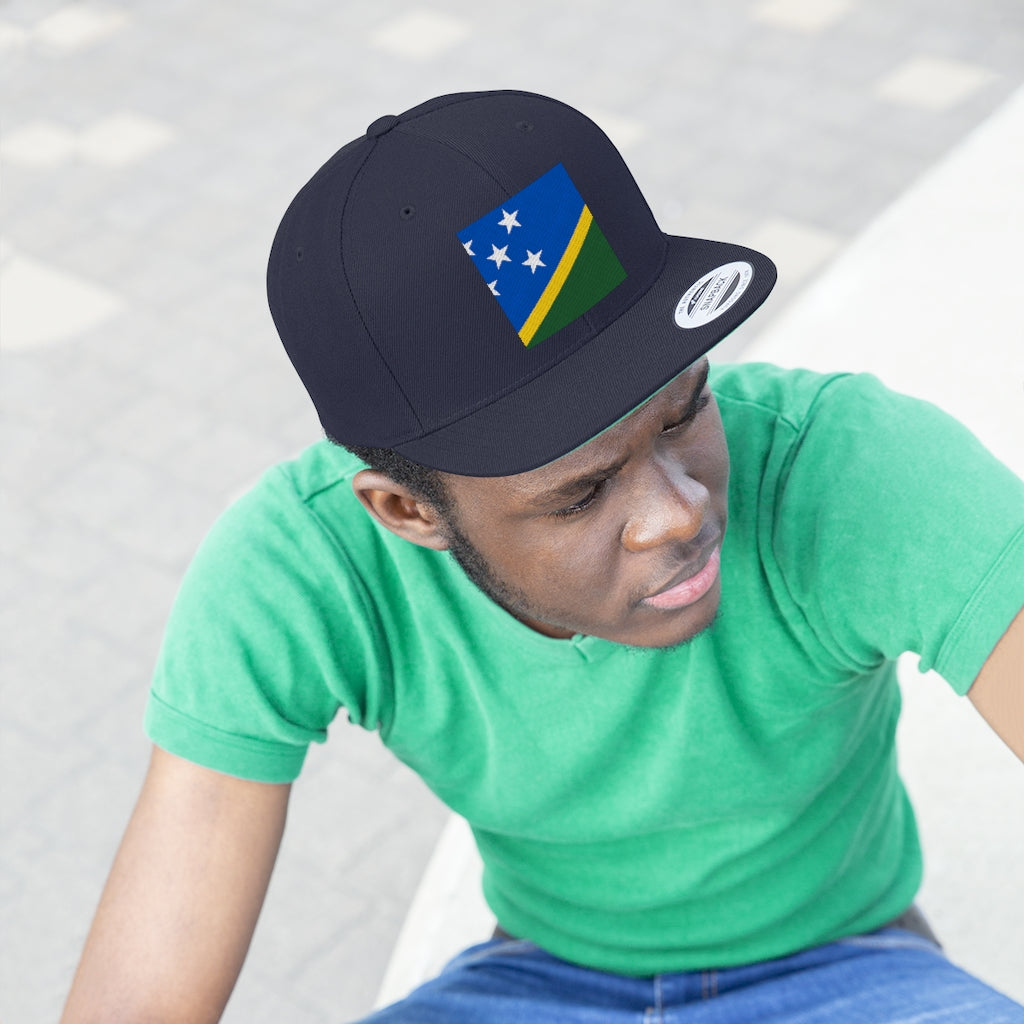 SOLOMON ISLANDS Unisex Flat Bill Hat