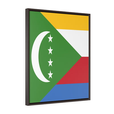 COMOROS Vertical Framed Premium Gallery Wrap Canvas