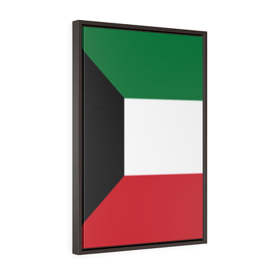 KUWAIT Vertical Framed Premium Gallery Wrap Canvas