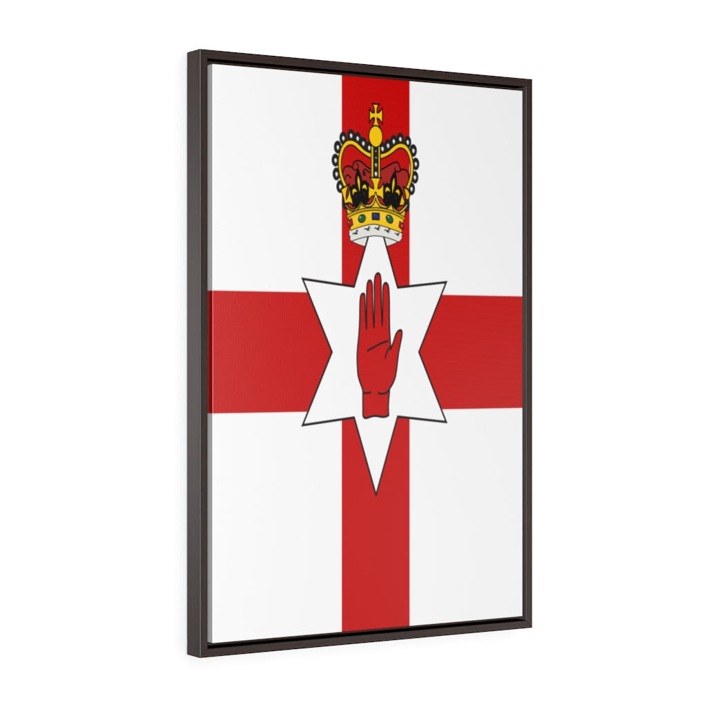 NORTHERN IRELAND Vertical Framed Premium Gallery Wrap Canvas