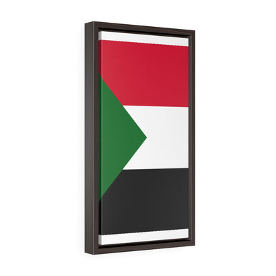 SUDAN Vertical Framed Premium Gallery Wrap Canvas