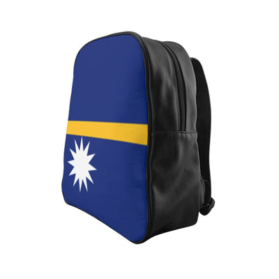 NAURU FLAG School Backpack