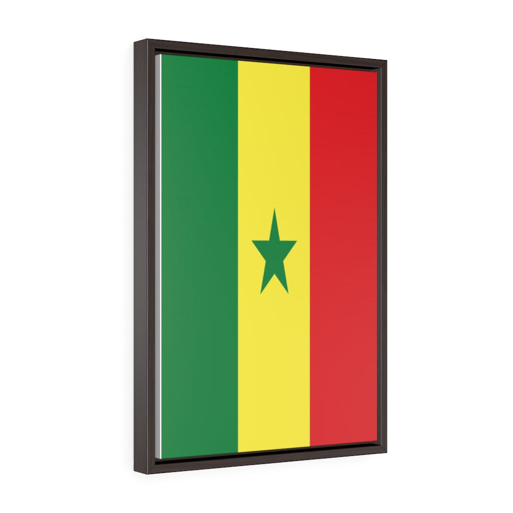 SENEGAL Vertical Framed Premium Gallery Wrap Canvas