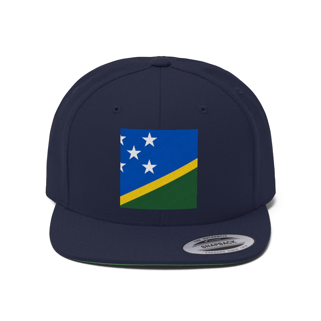 SOLOMON ISLANDS Unisex Flat Bill Hat