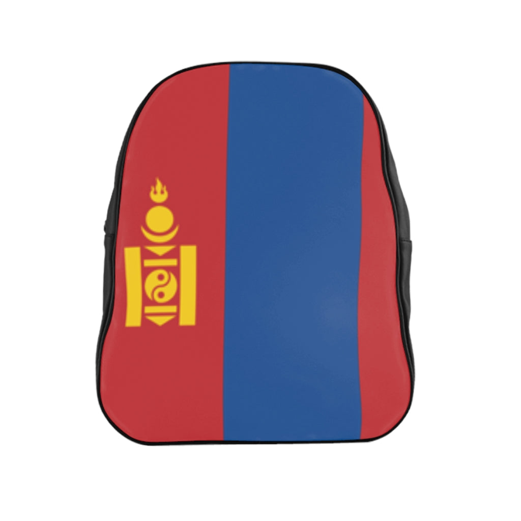 MONGOLIA FLAG School Backpack