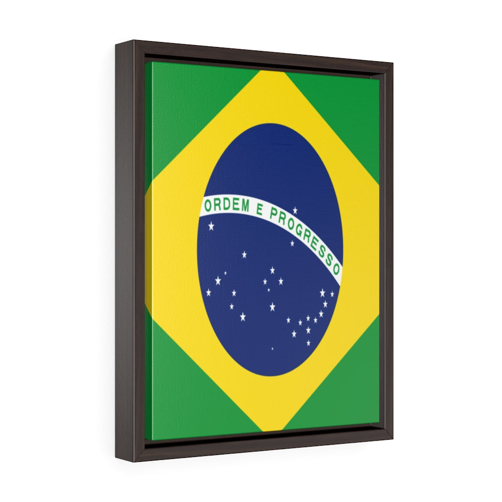 BRAZIL Vertical Framed Premium Gallery Wrap Canvas