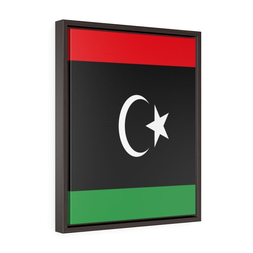 LIBYA Vertical Framed Premium Gallery Wrap Canvas