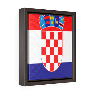 CROATIA Vertical Framed Premium Gallery Wrap Canvas