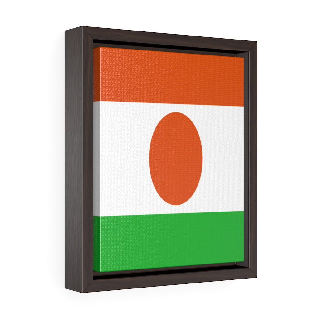 NIGER Vertical Framed Premium Gallery Wrap Canvas