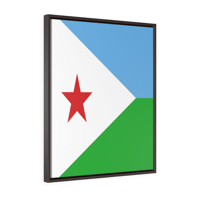 DJIBOUTI Vertical Framed Premium Gallery Wrap Canvas