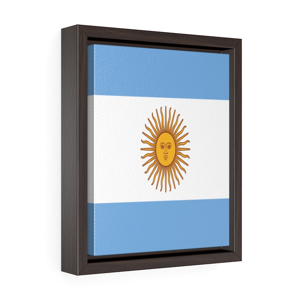 ARGENTINA Vertical Framed Premium Gallery Wrap Canvas