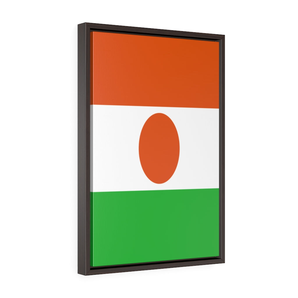 NIGER Vertical Framed Premium Gallery Wrap Canvas