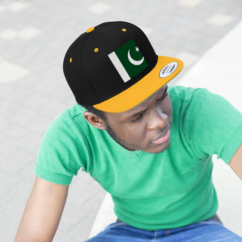 PAKISTAN Unisex Flat Bill Hat