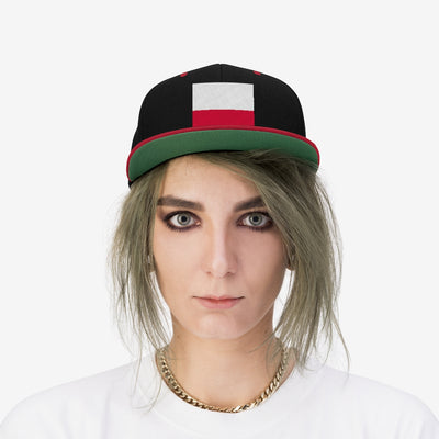 POLAND Unisex Flat Bill Hat