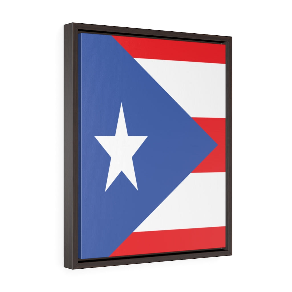 PUERTO RICO Vertical Framed Premium Gallery Wrap Canvas