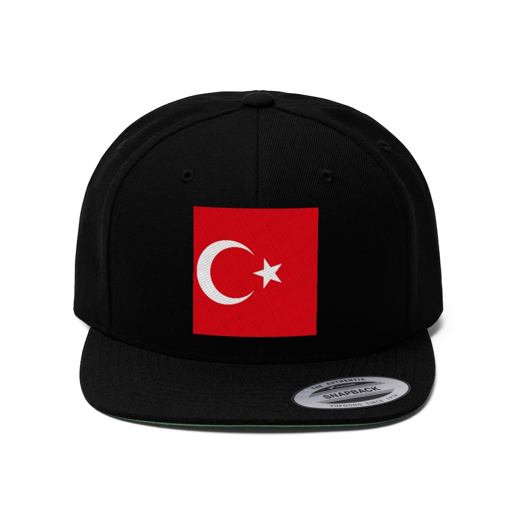 TURKEY Unisex Flat Bill Hat