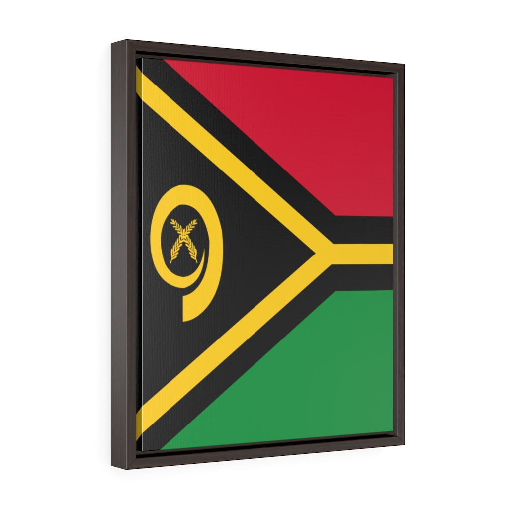 VANUATU Vertical Framed Premium Gallery Wrap Canvas