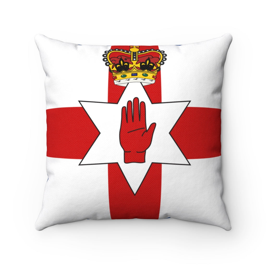 Northern Ireland flag Spun Polyester Square Pillow