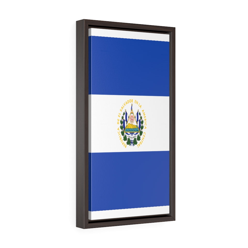 EL SALVADOR Vertical Framed Premium Gallery Wrap Canvas