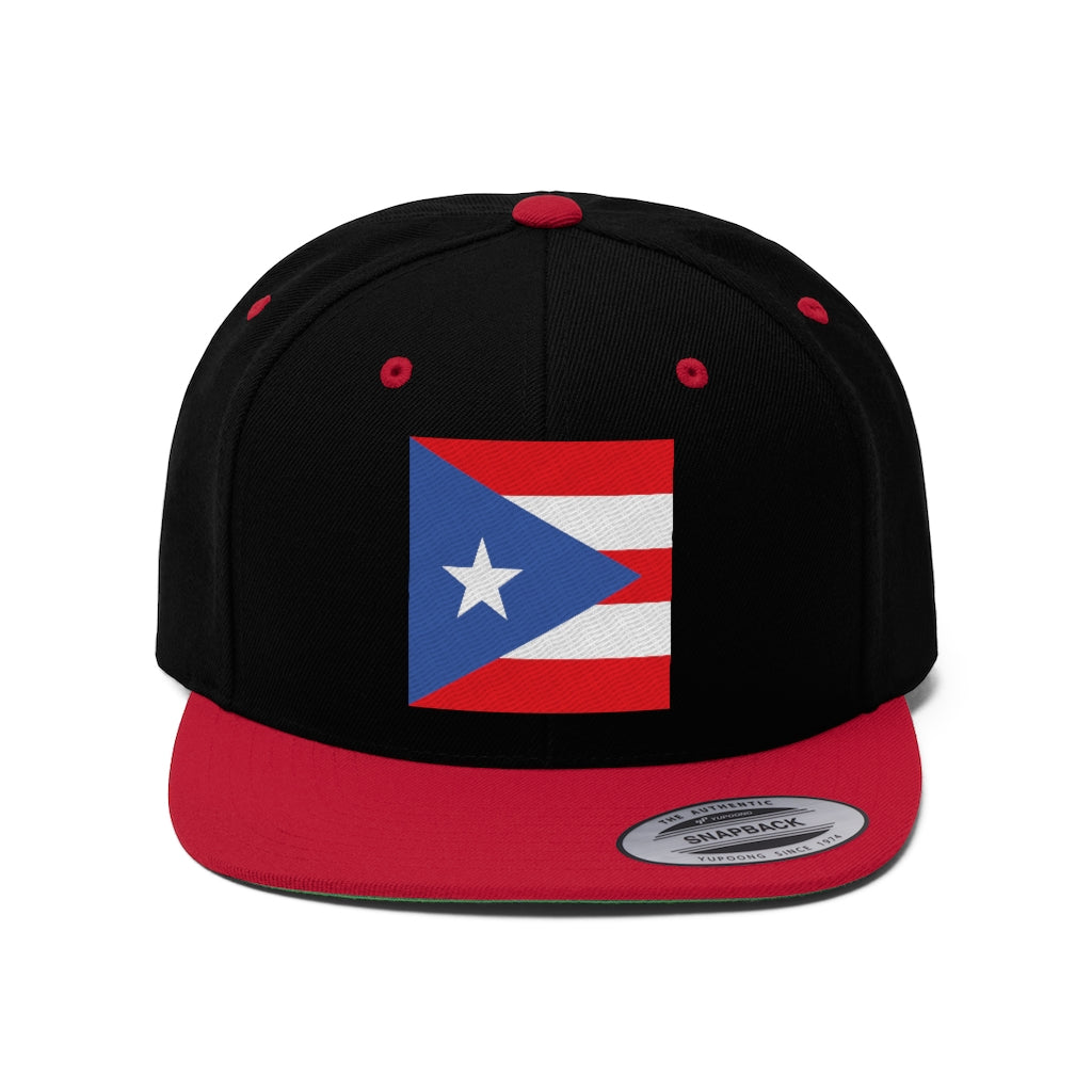 PUERTO RICO Unisex Flat Bill Hat