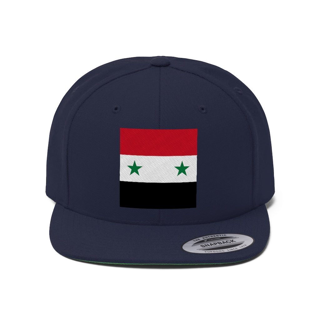 SYRIA Unisex Flat Bill Hat