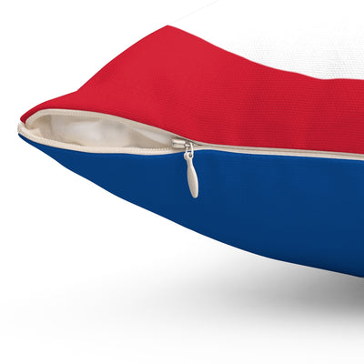 Greenland flag Spun Polyester Square Pillow