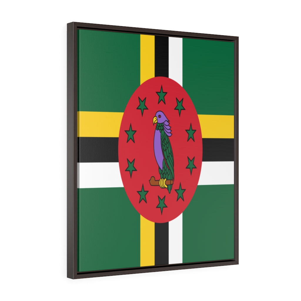 DOMINICA Vertical Framed Premium Gallery Wrap Canvas