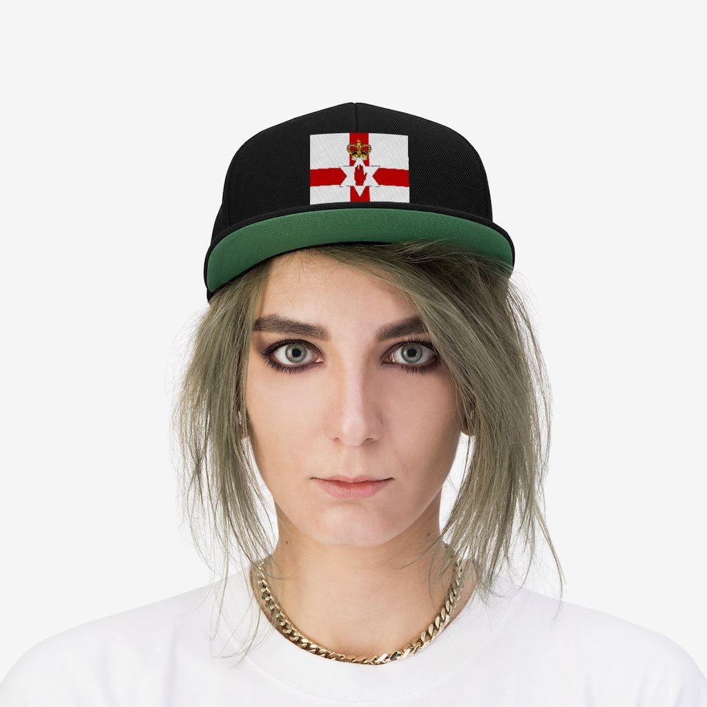 NORTHERN IRELAND Unisex Flat Bill Hat