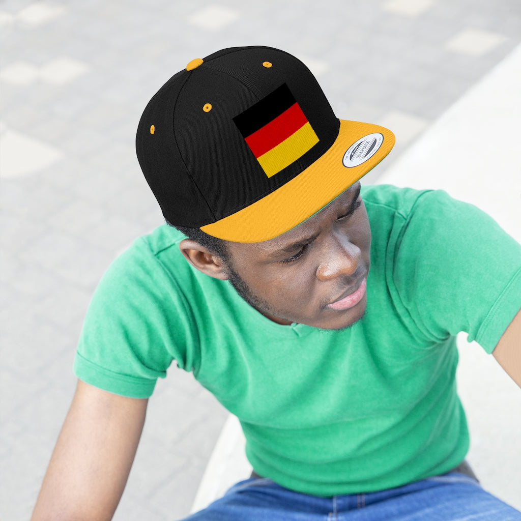 GERMANY Unisex Flat Bill Hat