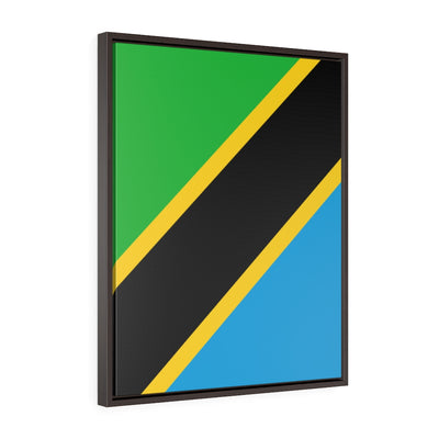 TANZANIA Vertical Framed Premium Gallery Wrap Canvas