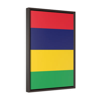 MAURITIUS Vertical Framed Premium Gallery Wrap Canvas