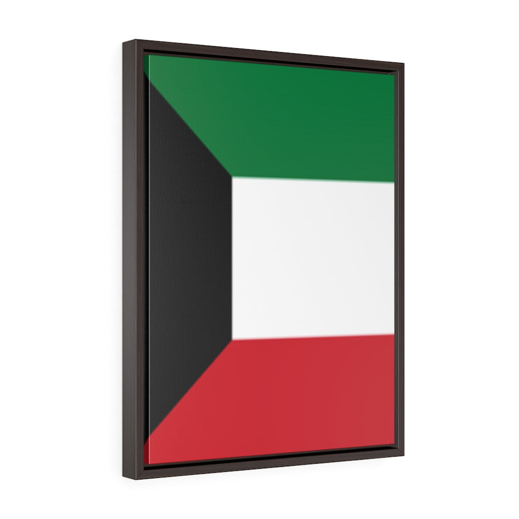 KUWAIT Vertical Framed Premium Gallery Wrap Canvas