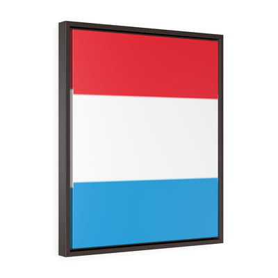 LUXEMBOURG Vertical Framed Premium Gallery Wrap Canvas