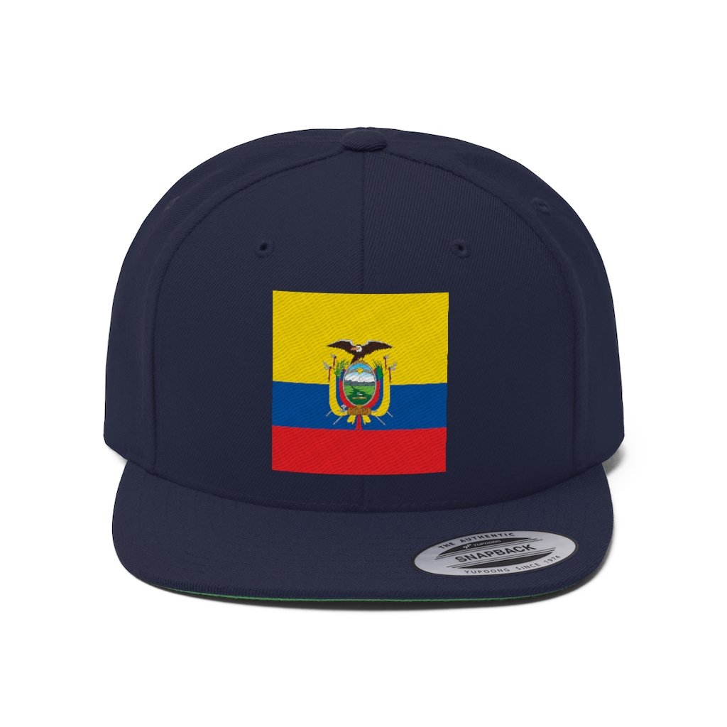 ECUADOR Unisex Flat Bill Hat