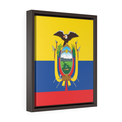 ECUADOR Vertical Framed Premium Gallery Wrap Canvas