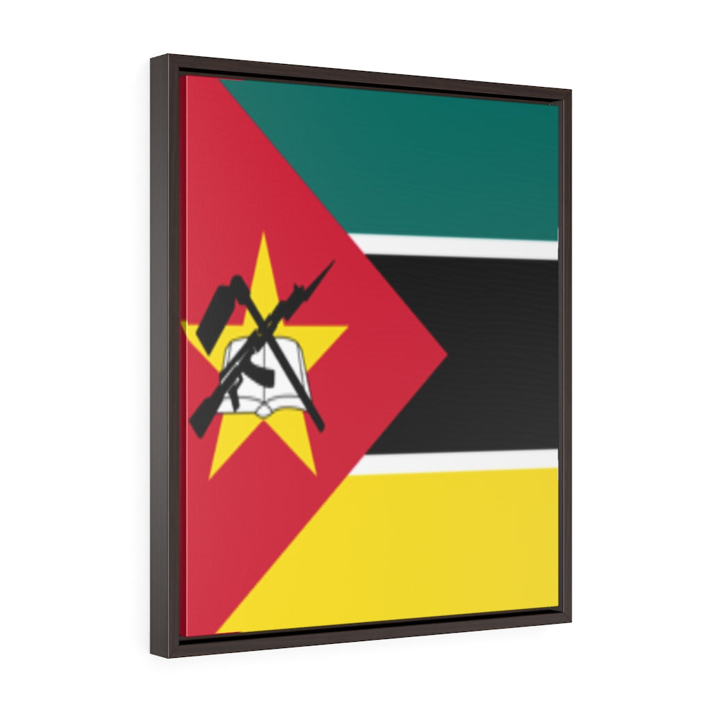 MOZAMBIQUE Vertical Framed Premium Gallery Wrap Canvas