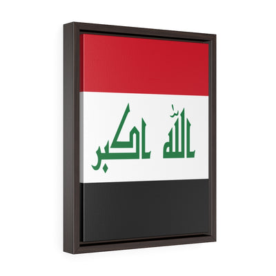 IRAQ Vertical Framed Premium Gallery Wrap Canvas