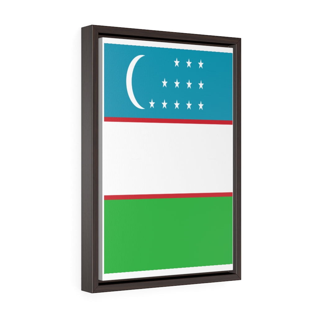 UZBEKISTAN Vertical Framed Premium Gallery Wrap Canvas