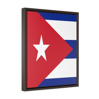 CUBA Vertical Framed Premium Gallery Wrap Canvas