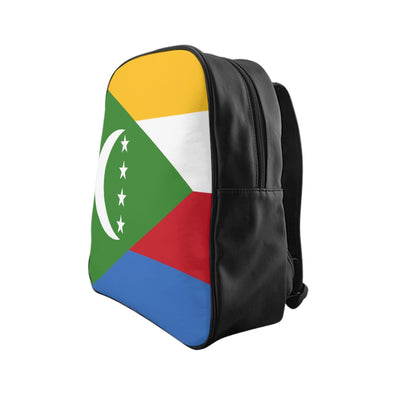 COMOROS FLAG School Backpack