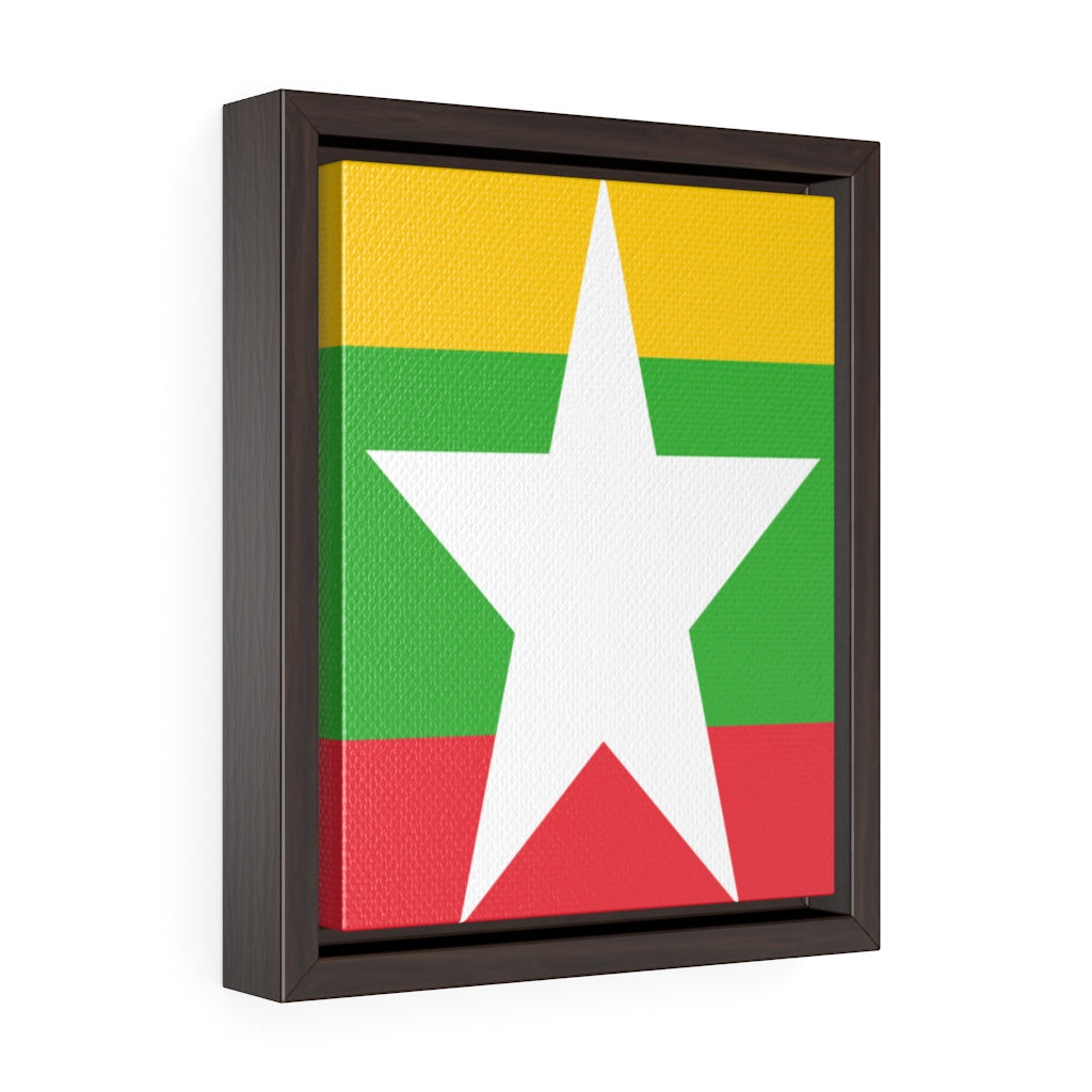 MYANMAR Vertical Framed Premium Gallery Wrap Canvas