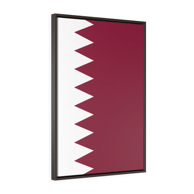 QATAR Vertical Framed Premium Gallery Wrap Canvas