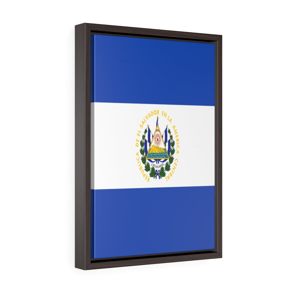 EL SALVADOR Vertical Framed Premium Gallery Wrap Canvas